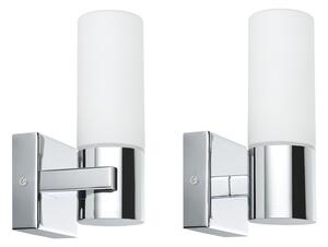 Paulmann 70354 Gemini, set 2 ks nástěnných svítidel do koupelny pro osvětlení k zrcadlu, 2x40W, výška: 19cm, IP44