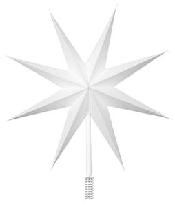 Broste, Papírová hvězda / špice na strom TOP STAR | bílá