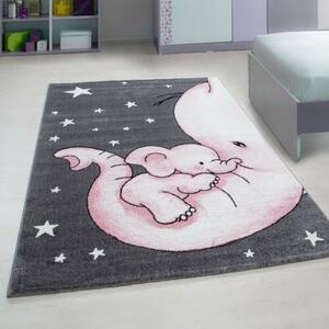 Kusový dětský koberec Kids 560 pink, 80 x 150 cm