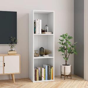 Knihovna/TV skříňka - dřevotříska - bílá | 36x30x114 cm