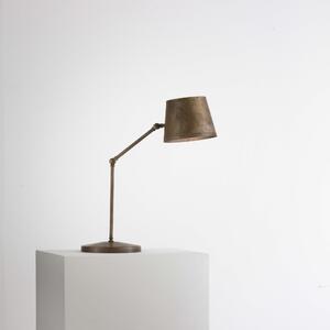 Il Fanale 271.06.OF Reporter, stolní lampička s nastavitelným ramenem, 1x46W, mosaz, výška 40-56cm