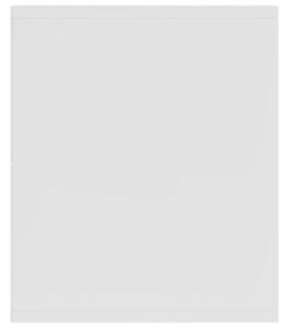 Knihovna / TV skříňka - bílá vysoký lesk | 36x30x114 cm