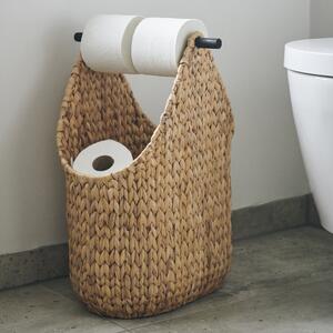 Koš s držákem na toaletní papír Natural