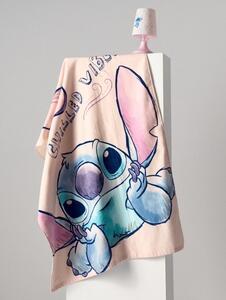 Sinsay - Bavlněný ručník Stitch - pastelová růžová