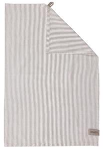 ERNST Bavlněná utěrka Thin Stripes - Beige EF528
