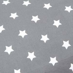 Povlak na Relaxační polštář Náhradní manžel Stars šedá, 50 x 150 cm, 50 x 150 cm