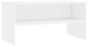 TV stolek Basic - 80x40x40 cm | bílý s vysokým leskem