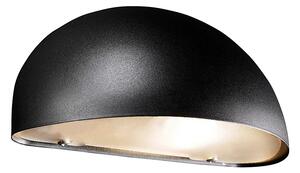 Nordlux 21651003 Scorpius, polokruhové svítidlo v černé úpravě pro venkovní použití, 1xE14 max 40W, šířka 20cm, IP23