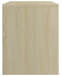 Noční stolek - dřevotříska - dub sonoma | 40x30x40 cm