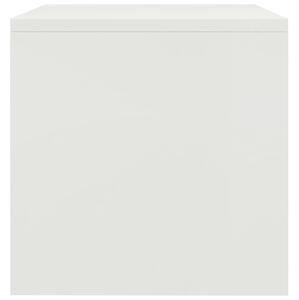 Noční stolek - dřevotříska - bílý | 40x30x30 cm