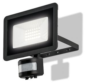 Livarno® Venkovní LED reflektor s pohybovým senzorem (černá) (100400738001)