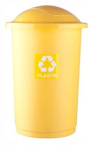 PLAFOR - Koš odpadkový ke třídění odpadu 50l žlutý