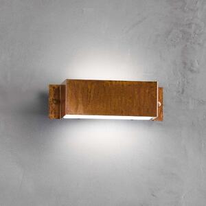 Il Fanale 252.04.RR Decori, hranaté nástěnné svítidlo z mědi pro nepřímé osvětlení, 2x15W E27, 42,5x13cm, IP54