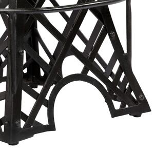 Barové stoličky 2 ks - pravá kůže | 40x40x76 cm