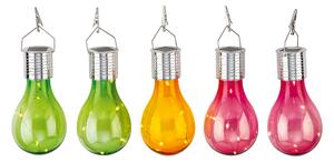 Livarno® Solární LED žárovka, 5 kusů (barevná) (100401258001)