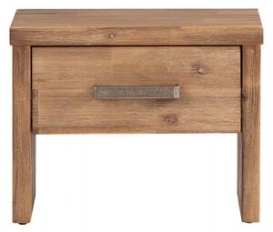 Dřevěný noční stolek z kartáčovaného akátu Albus