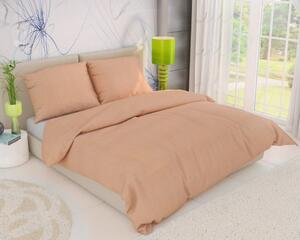 Krepové povlečení lososové - 1x 140/200, 1x 70/90cm