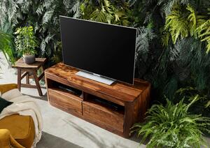 MONTREAL TV stolek 128x50 cm, hnědá, palisandr