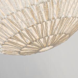 Retro závěsná lampa bílá 60 cm - Lina Ball 60
