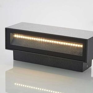 Lucande - Oliver LED Venkovní Nástěnné Svítidlo W18 Dark Grey - Lampemesteren