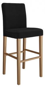 Čalouněná barová židle s opěradlem ST95, Barva křesla: přírodní, Potah: Magic Velvet 2258 Mirjan24 5903211143991