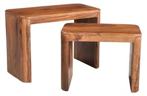 MONTREAL Příruční stolek 59x30 cm, hnědá, palisandr