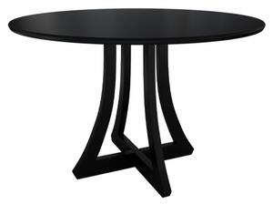 Kulatý stůl Dagerto FI 100, Barva: bílý lesk / černý lesk Mirjan24 5903211140181