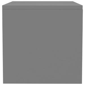 Noční stolek - dřevotříska - šedý | 40x30x30 cm