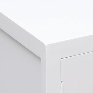 Noční stolek - dřevo pavlovnie - bílý | 38x28x52 cm