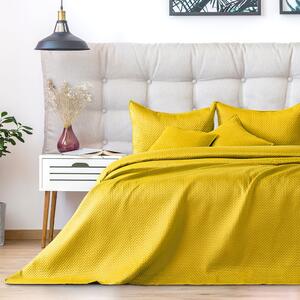 Přehoz na postel CARMEN | honey yellow 240 x 260 cm