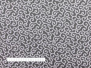 Biante Bavlněný povlak na polštář Sandra SA-258 Ornamenty na tmavě šedém 40 x 40 cm