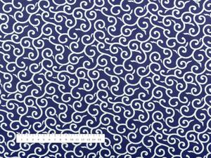 Biante Bavlněný obdélníkový ubrus Sandra SA-257 Ornamenty na tmavě modrém 50x100 cm