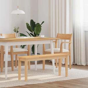 VidaXL Lavice 110 cm z masivního dřeva s gumou [4102602] Barva: Přírodní