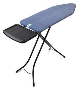 Brabantia žehlicí prkno C,124x45cm, pevný držák pro parní jednotku, černý rám, 25mm, Denim Blue