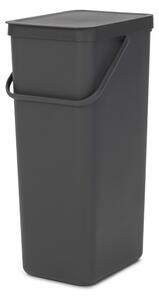 Brabantia odpadkový koš Sort & Go - 40 L, šedá