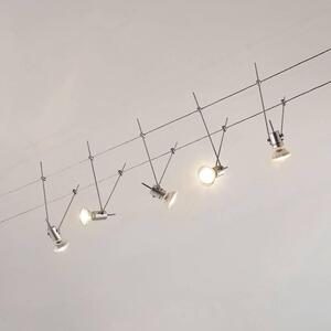 Lindby - Marno 5 Wire Spot/Stropní Lampa Chrome/SilverLindby - Lampemesteren