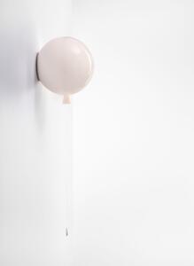 Brokis PC881 Memory, nástěnný svítící balonek ze světle růžového skla, 1x15W, prům. 25cm