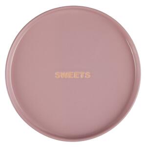 GOOD VIBES Talíř "Sweets" 15 cm - fialová