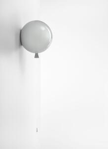 Brokis PC881 Memory, nástěnný svítící balonek ze šedého skla, 1x15W, prům. 25cm