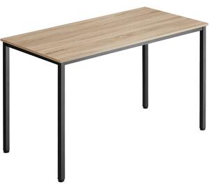 Tectake 404420 psací stůl vanport 120x60x75,5cm - industrial světlé dřevo, dub sonoma