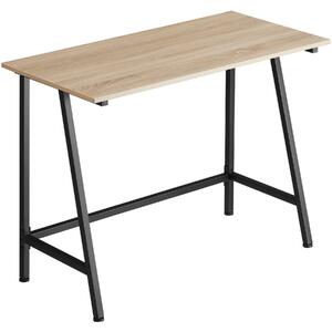 Tectake 404422 psací stůl newton 100x50x77cm - industrial světlé dřevo, dub sonoma
