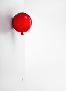 Brokis PC881 Memory, nástěnný svítící balonek z červeného skla, 1x15W, prům. 25cm