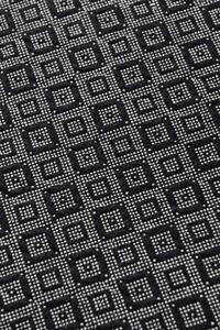 Conceptum Hypnose Kusový koberec Kazayağı Djt, Černá, Bílá, 80 x 120 cm