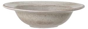 Těstovinový keramický talíř Sandrine Grey 22 cm