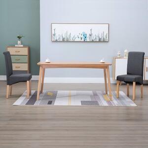 Jídelní židle Botna - 2ks - textil | šedé