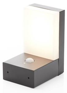 Lindby - Chioma LED Solární Článek Venkovní Nástěnné Světlo w/Sensor Dark GreyLindby - Lampemesteren