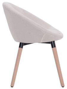 Jídelní židle Manning - textil | krémová