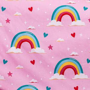 Dětské bavlněné povlečení do postýlky Rainbow, 100 x 135 cm, 40 x 60 cm