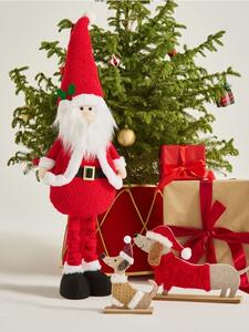 Sinsay - Stojící vánoční dekorace ve tvaru Santa Clause - červená