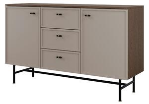 Komoda Eliana 8 (baltic storm + toffee). Akce -10%